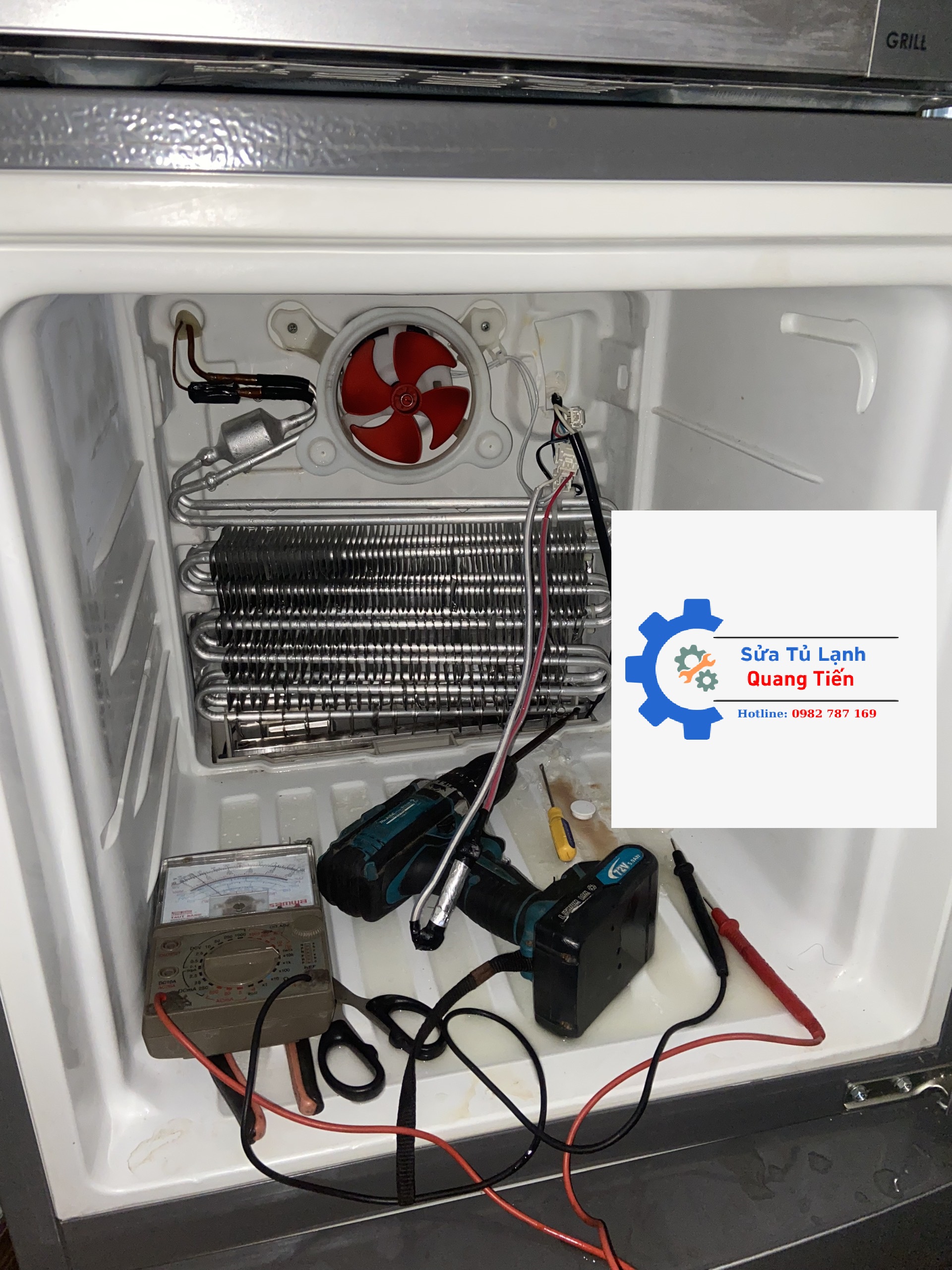 Sửa Tủ Lạnh Quang Tiến chuyên sửa tại nhà