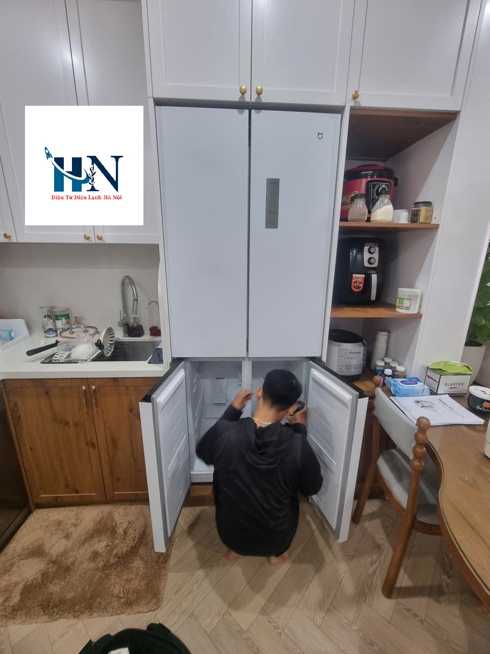 Sửa chữa tủ lạnh tại nhà Nghĩa Đô